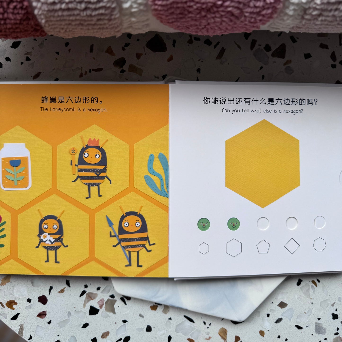 我学会啦抽拉洞洞书-Bilingual Game Book for Learning