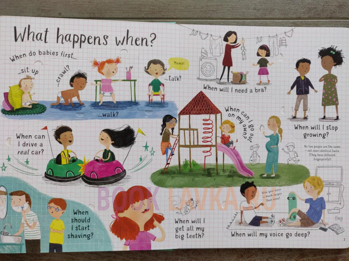 Lift-the-Flap: Questions and Answers about Growing Up